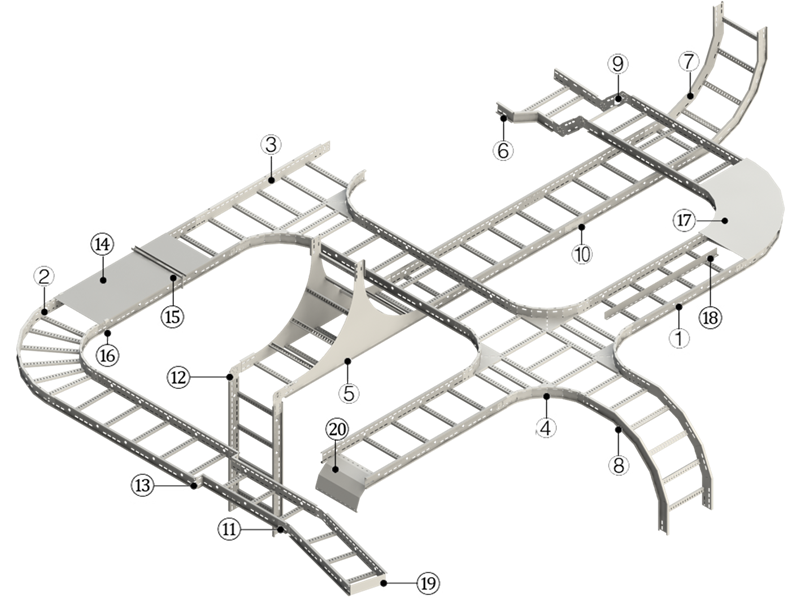 Steel Cable Ladder